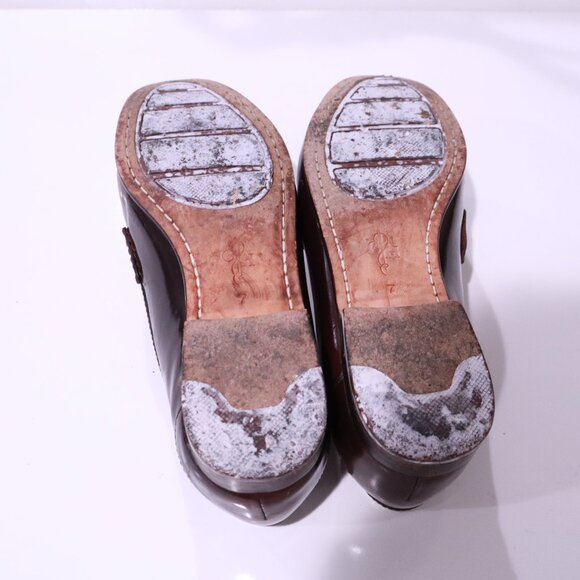 Cole Haan Maroon Loafers - Size 7 - Picture 10 of 11